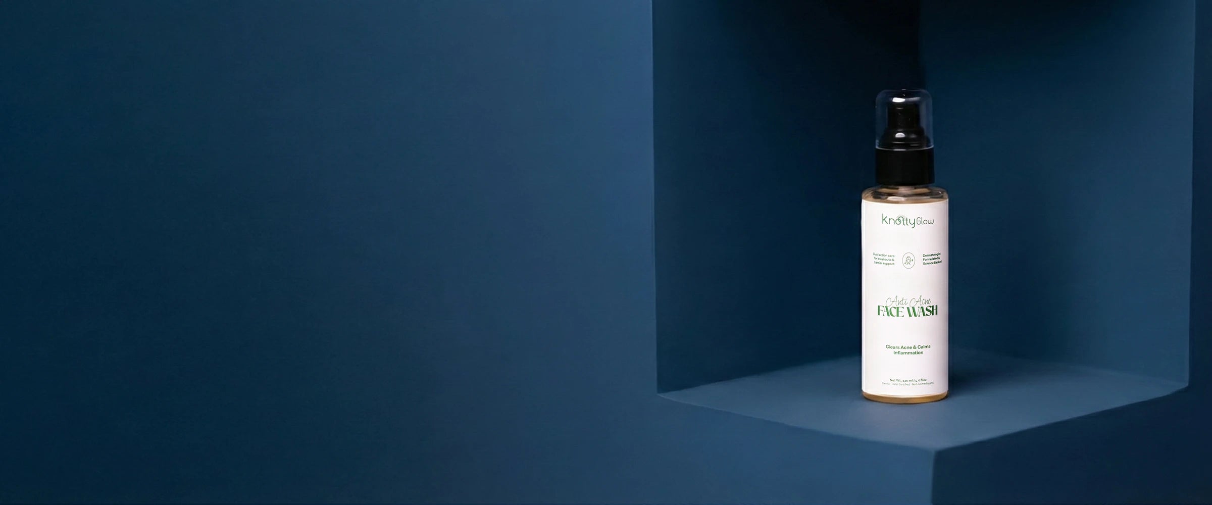 Oil balancing acne face wash designed to purify pores, reduce congestion, and support clearer healthier looking skin.