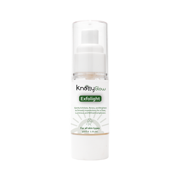 Exfolight skin Brightening Serum 30ml bottle to fade dark spots and brighten dull skin.