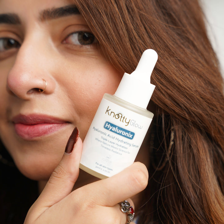 Hyaluronix Serum to deeply hydrate skin and improve elasticity.