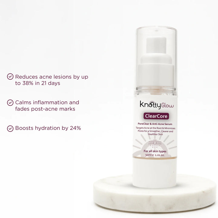 Anti-acne serum for Pakistani skin that reduces redness, soothes irritation, and promotes a clearer complexion