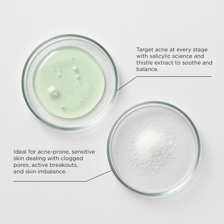 ClearCore targets acne at every stage for sensitive, acne-prone skin with clogged pores and active breakouts