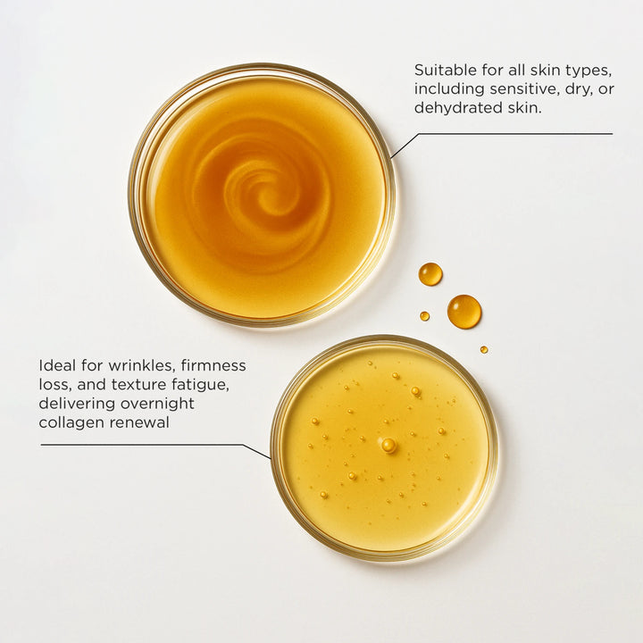 Peptinol collagen support serum for all skin tones to firm, smooth and plump with encapsulated retinol and peptide complex