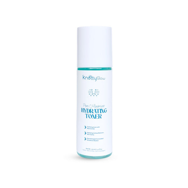KnottyGlow Pore Minimizer Hydrating Toner designed for pore tightening and oil control.
