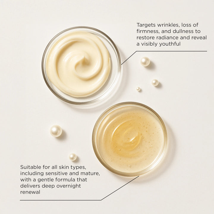 Peptide night cream for Pakistani skin with anti-wrinkle benefits that boosts collagen, smooths fine lines, and plumps